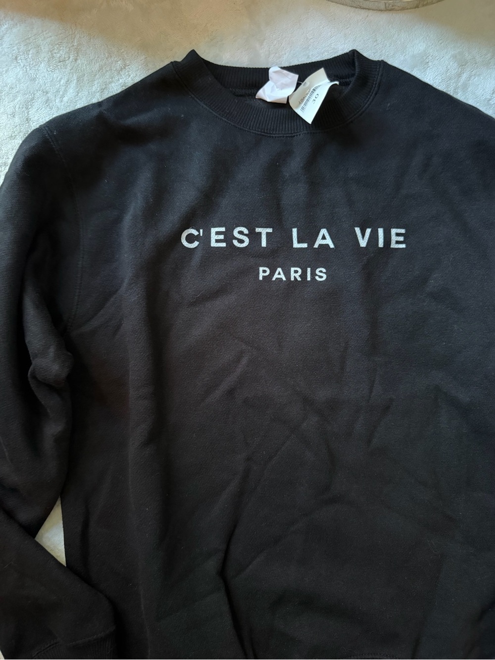 Brandt Melville C'EST LA VIE Crewneck Sweater